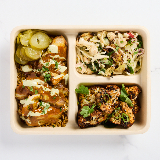 Meal card cover for: Amba Chicken + Green Tahini Fieldtray
