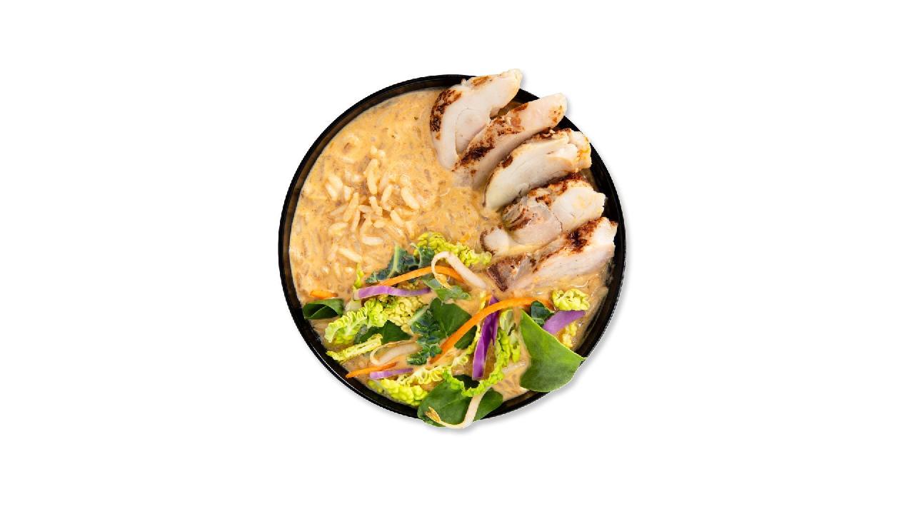 Meal card cover for: famous coconut chicken soup
