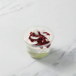 Meal card cover for: Mango & Matcha Yoghurt Pot
