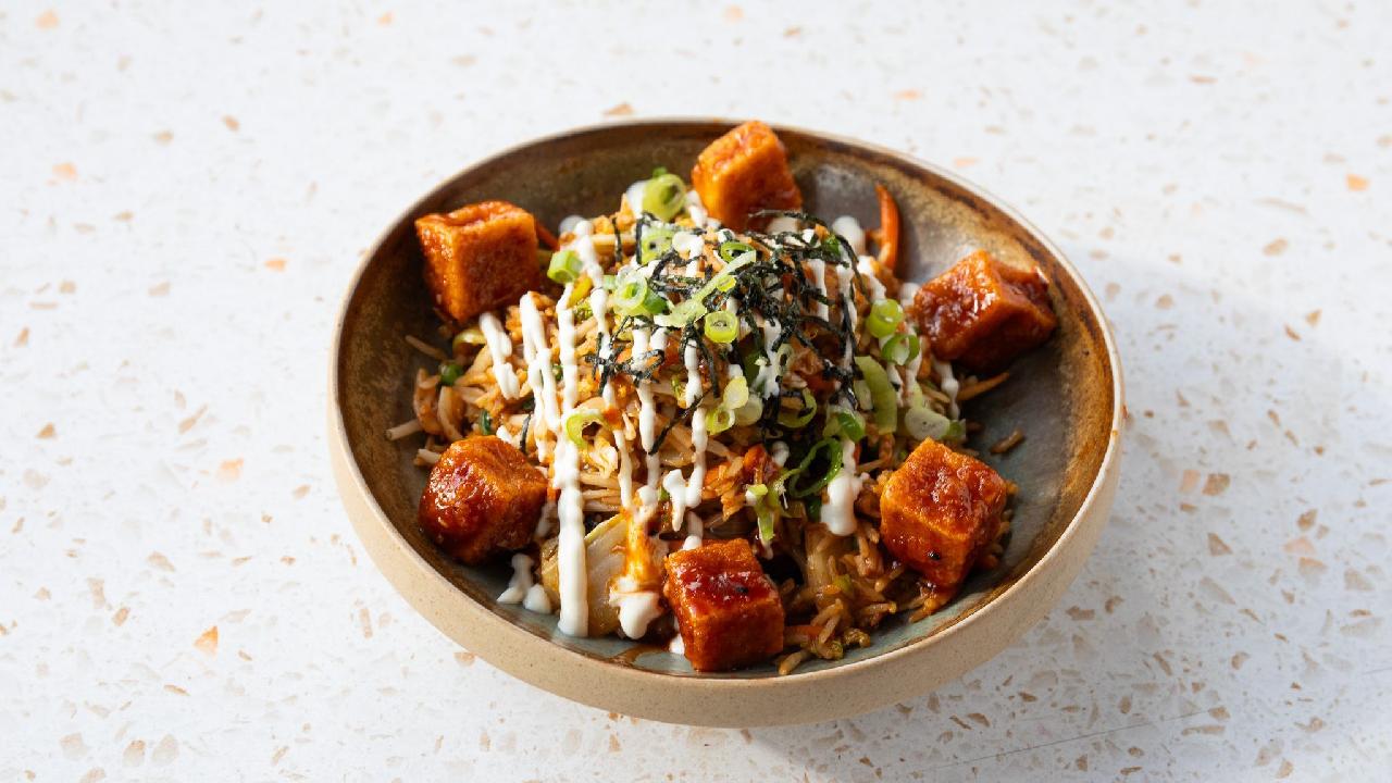 Meal card cover for: Salt & pepper tofu bokkeumbap