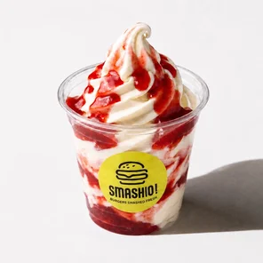 Meal card cover for: Strawberry Sundae