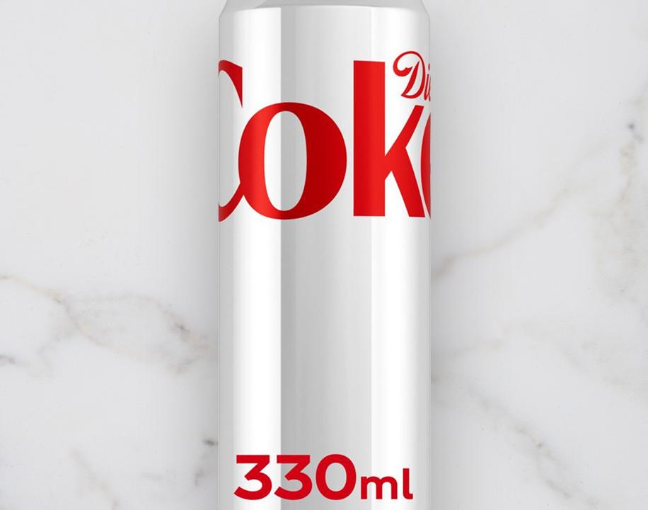 Meal card cover for: Diet Coke