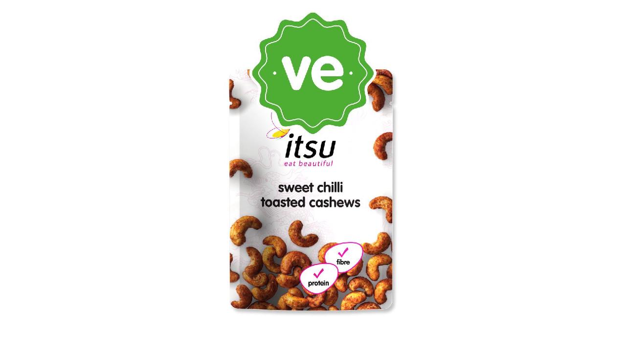 Meal card cover for: sweet chilli toasted cashews 