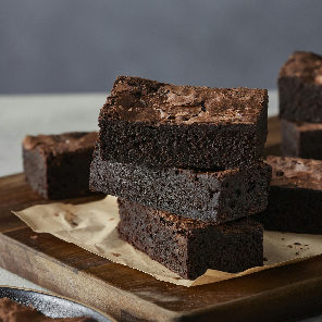 Meal card cover for: Dark Chocolate Brownie Slice