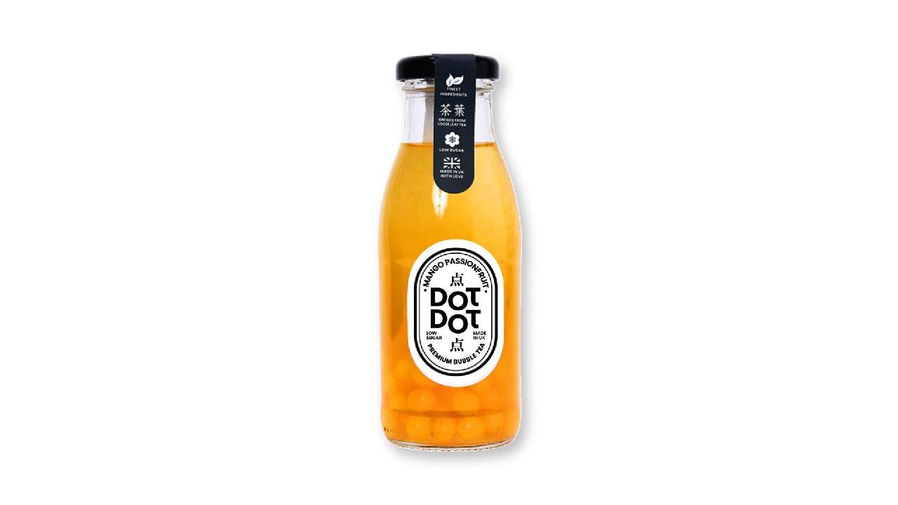 Meal card cover for: mango passionfruit bubble tea