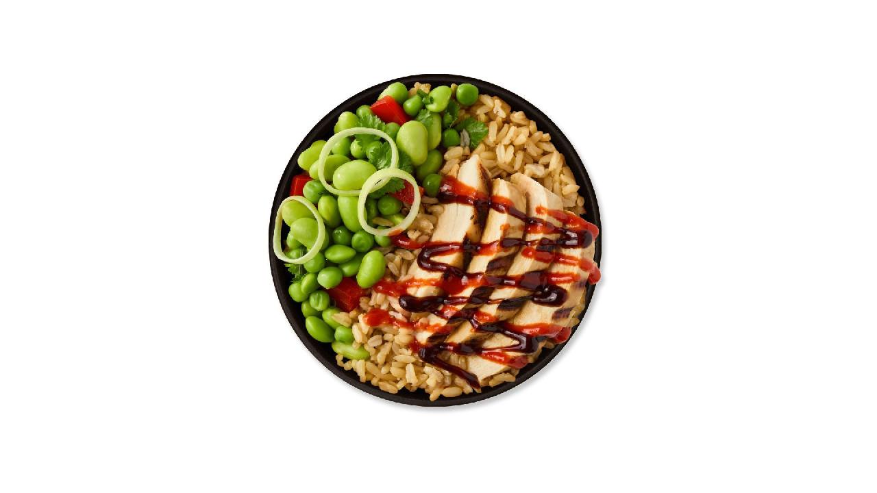 Meal card cover for: little spicy chicken teriyaki 