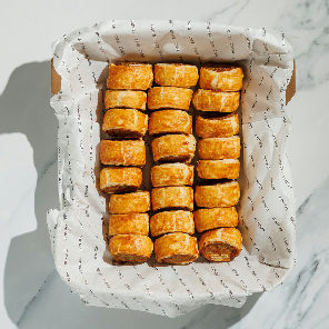 Meal card cover for: Sausage Rolls Box