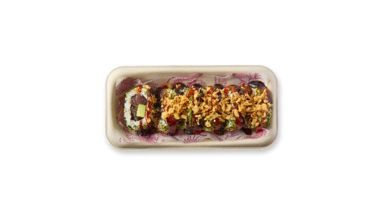 Meal card cover for: the spicy tuna dragon