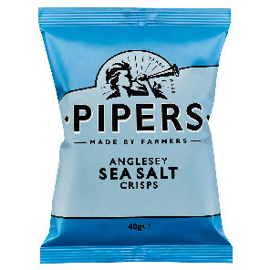 Meal card cover for: Pipers Anglesey Sea Salt Crisps