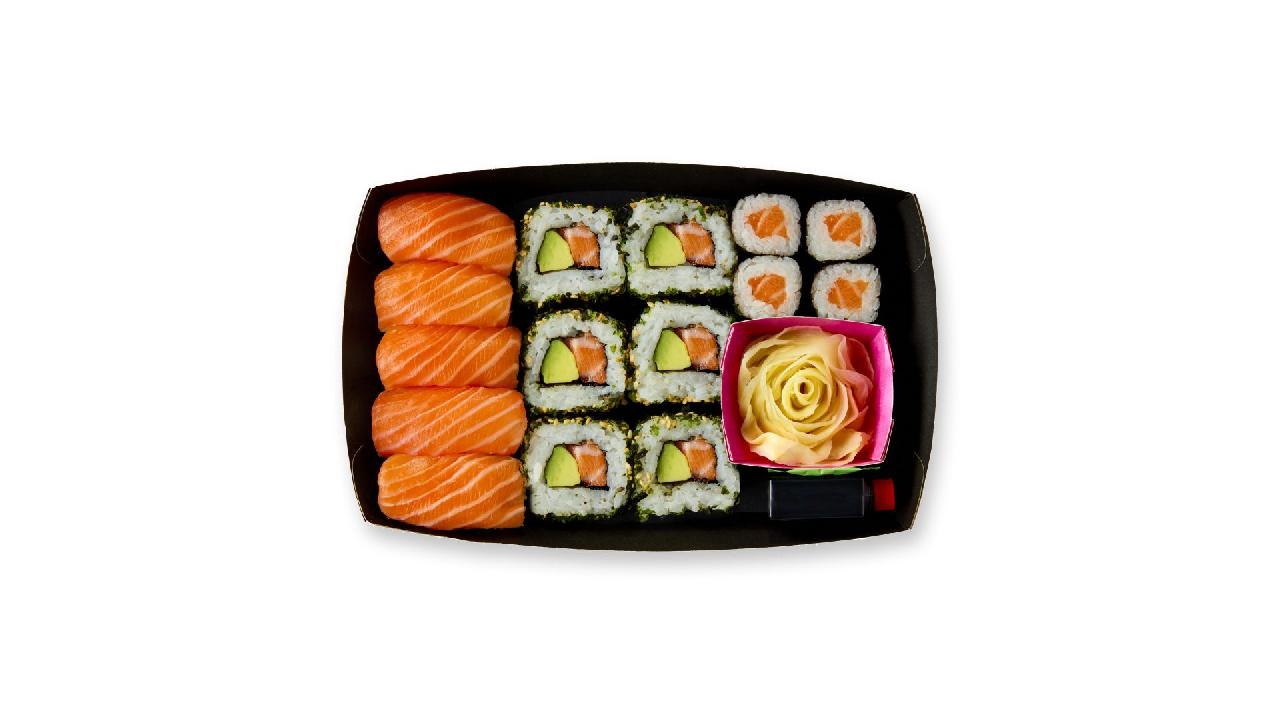 Meal card cover for: the salmon full house