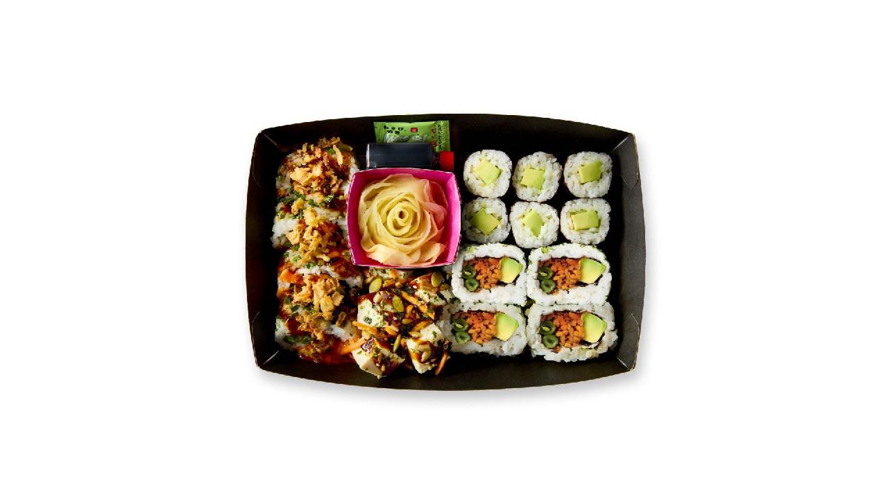 Meal card cover for: the veggie selection