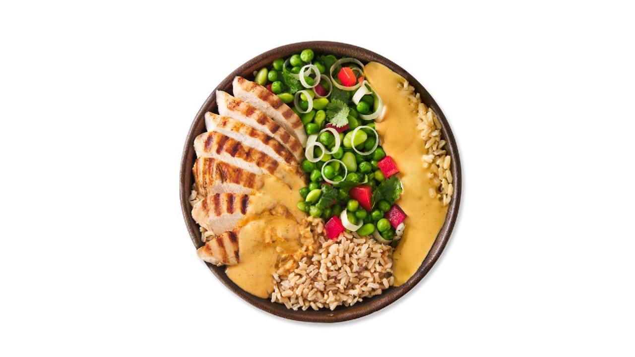 Meal card cover for: Thai chicken curry
