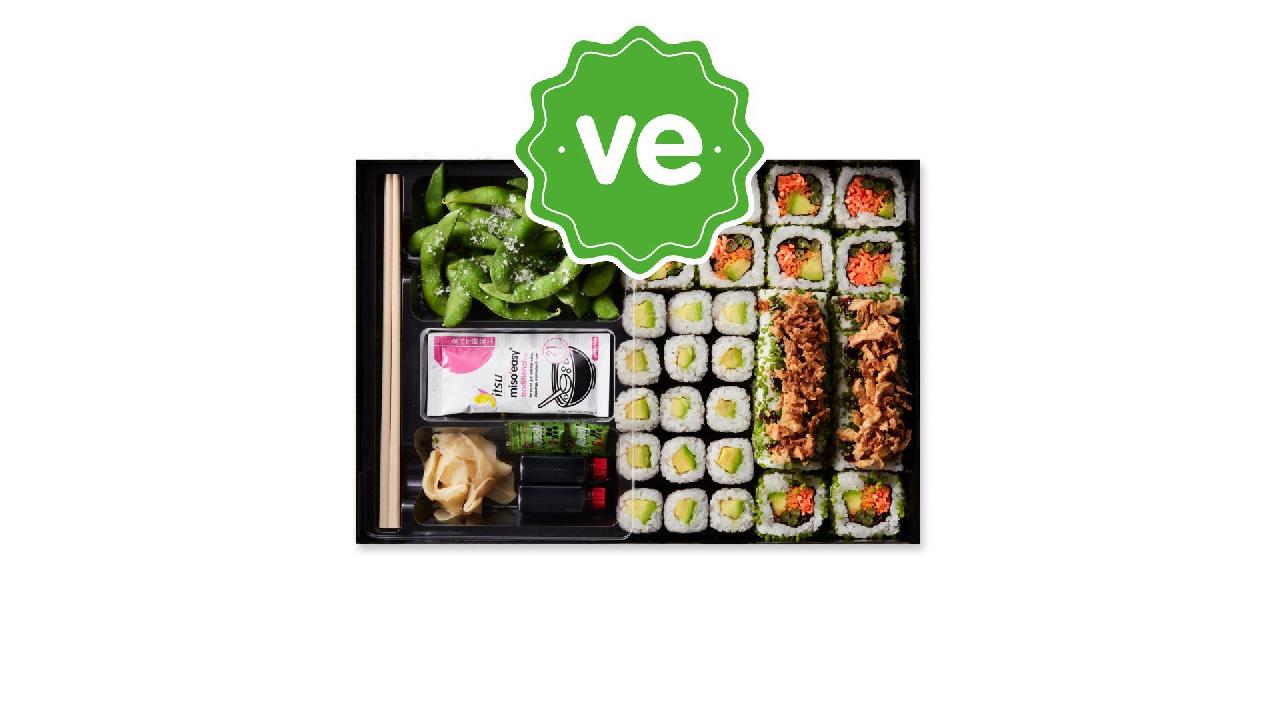 Meal card cover for: big veggie platter