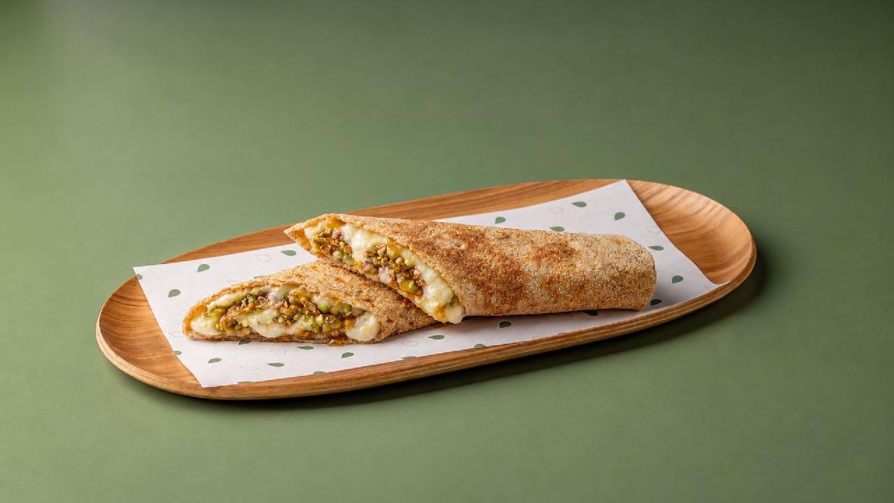 Meal card cover for: Halloumi & Honey