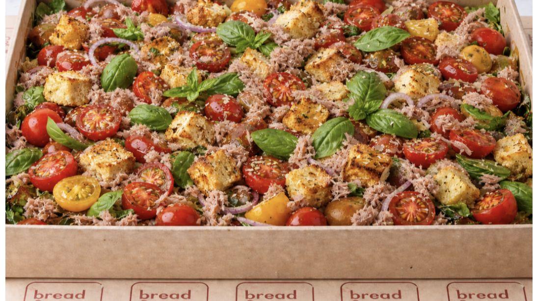 Meal card cover for: Tuscan Tuna Crunch Salad Platter 