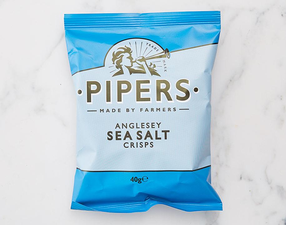 Meal card cover for: Pipers Crisps - Sea Salt (VE) 🌱