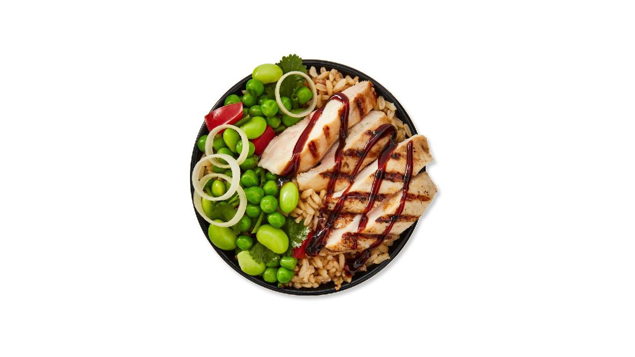 Meal card cover for: little chicken teriyaki