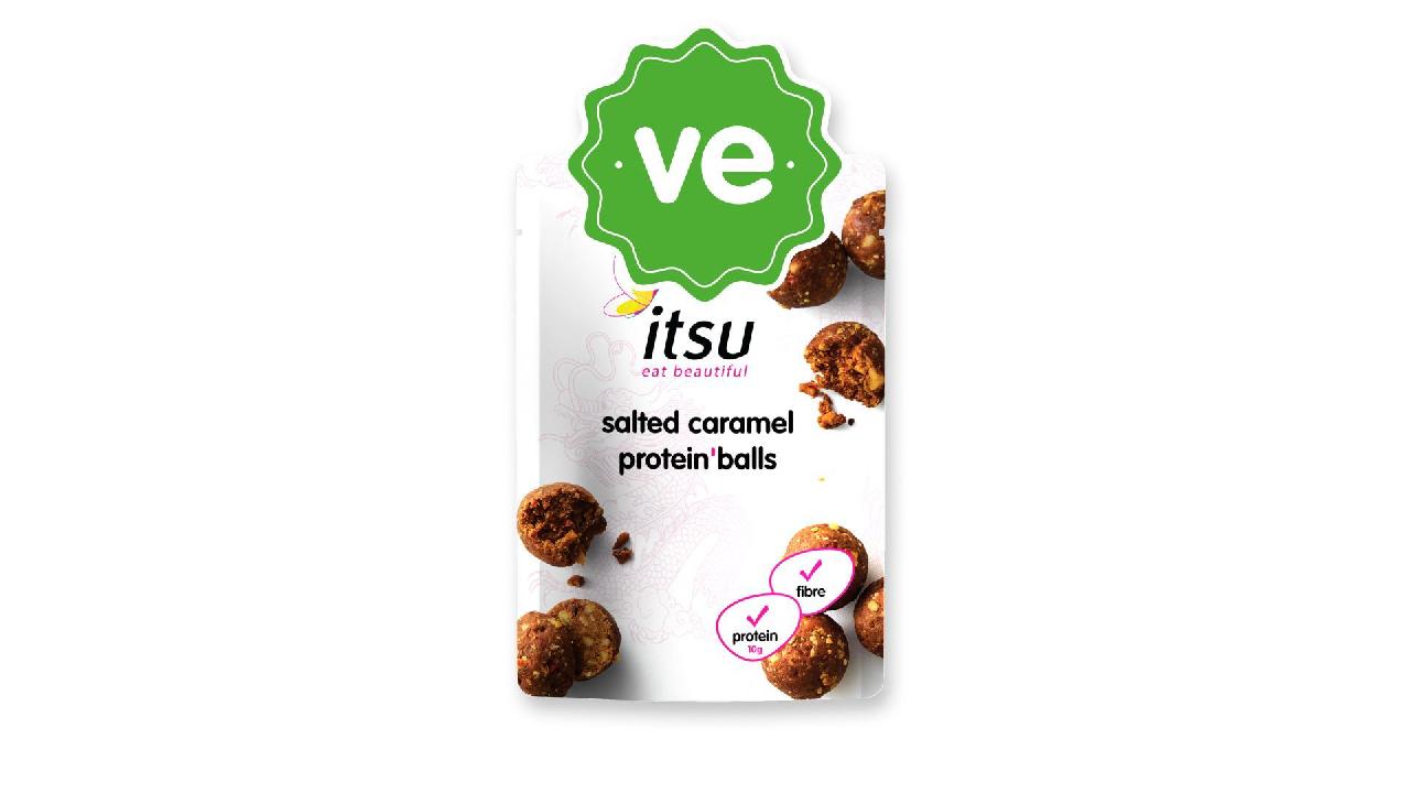 Meal card cover for: salted caramel protein'balls
