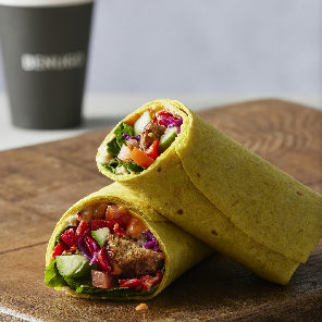 Meal card cover for: Moroccan Falafel & Hummus Wrap (vg)