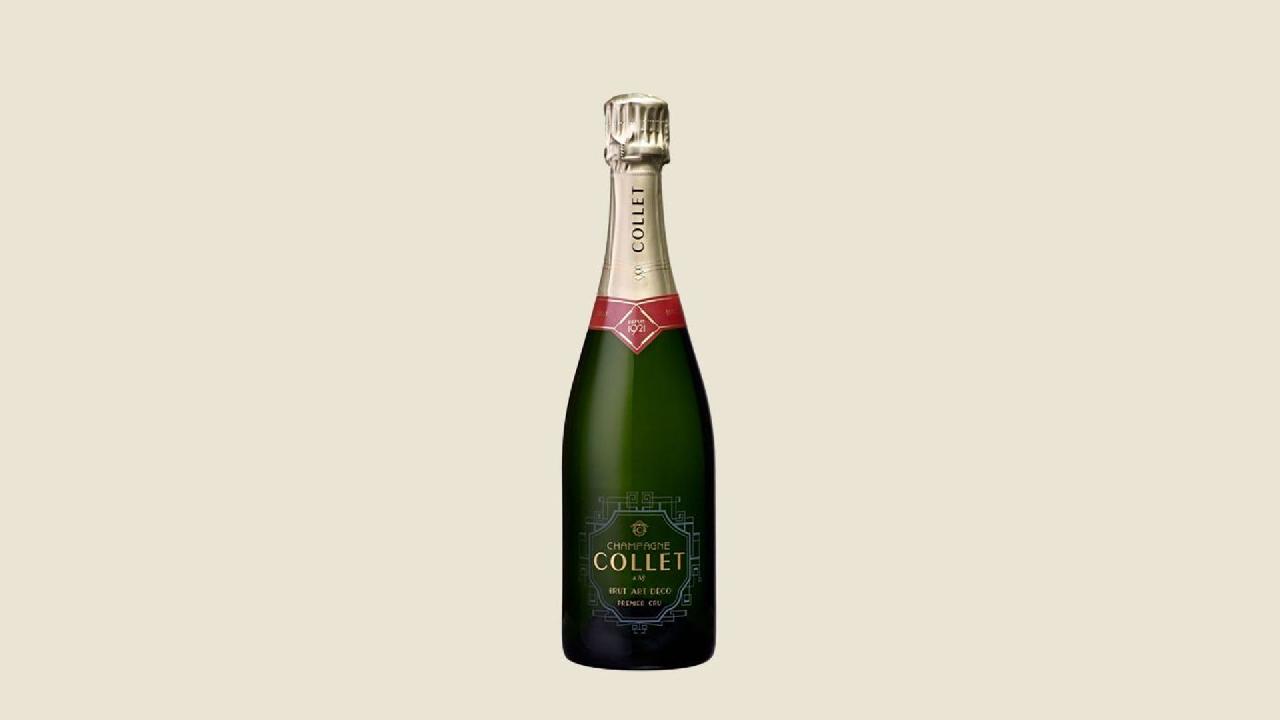 Meal card cover for: Champagne Collet Brut (12.5%)