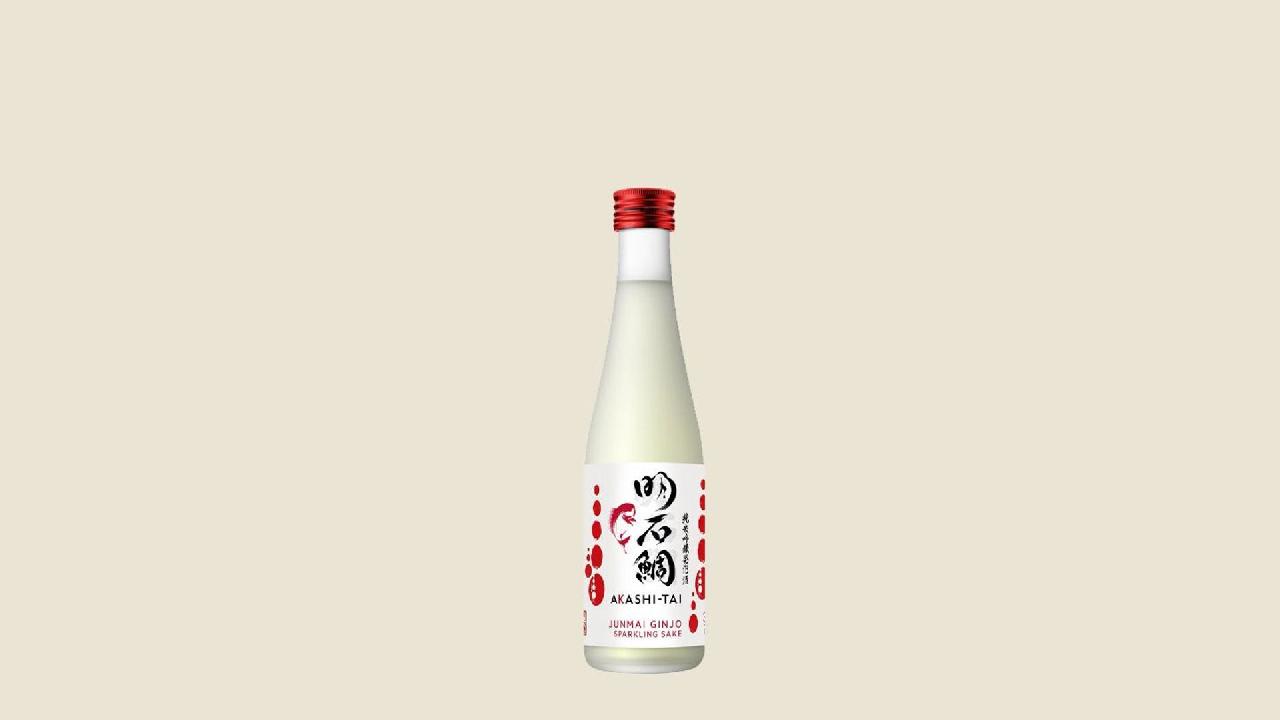 Meal card cover for: Akashi Tai Sparkling Sake 720ml (7%)