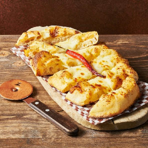 Meal card cover for: Chilli & Cheese Garlic Bread
