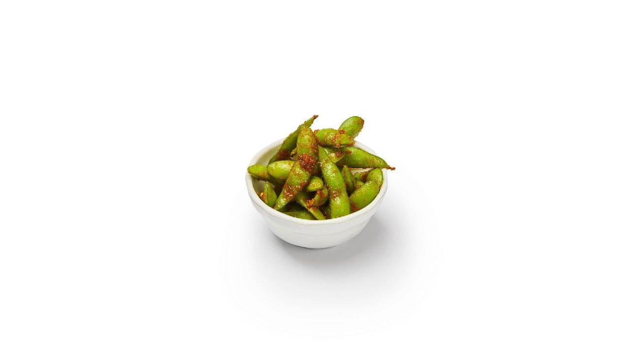 Meal card cover for: Spicy Edamame