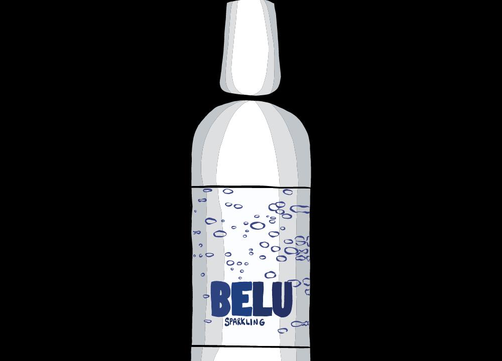 Meal card cover for: Belu Water Sparkling
