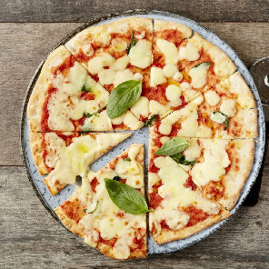 Meal card cover for: Non-Gluten Margherita Pizza