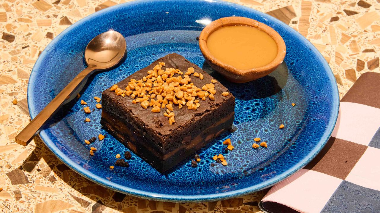 Meal card cover for: NEW ⭐ Salted Caramel Chocolate Brownie