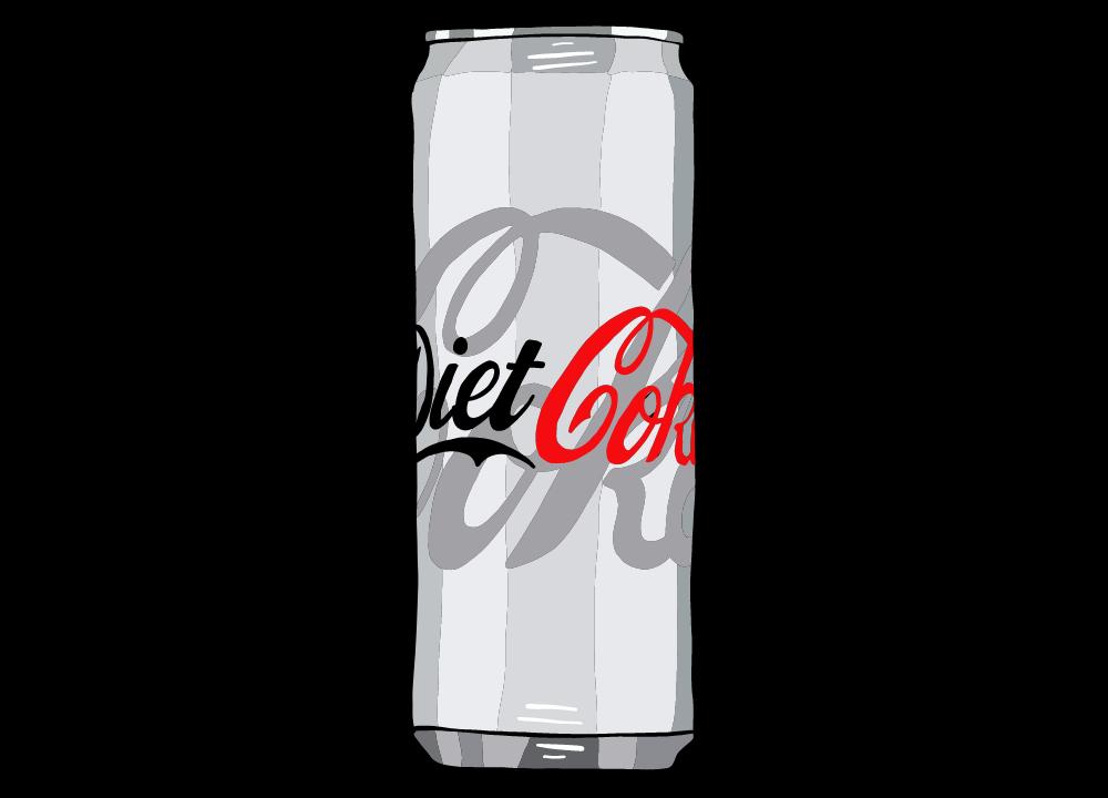 Meal card cover for: Diet Coke