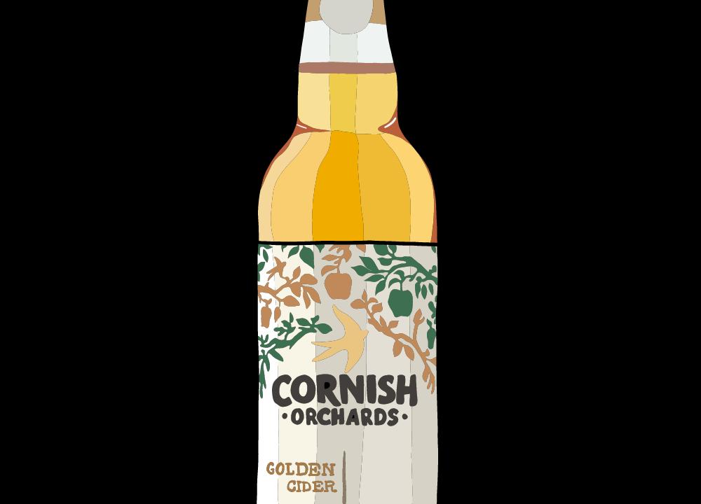 Meal card cover for: Cornish Orchards Gold Cider
