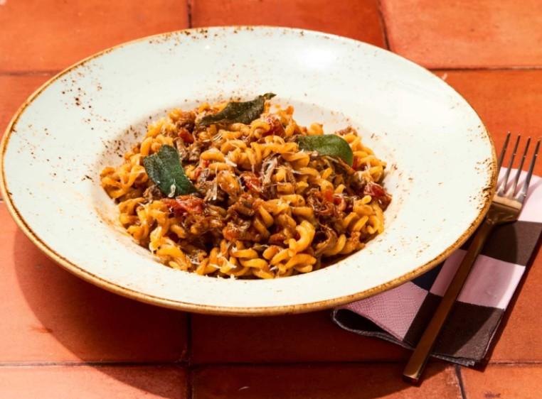Meal card cover for: Non-Gluten Pasta Chianti Beef Ragu