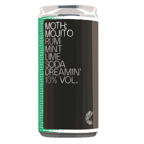 Meal card cover for: MOTH: Mojito