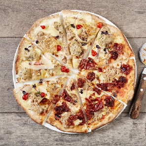 Meal card cover for: Non-Gluten Sticky Pig Pizza
