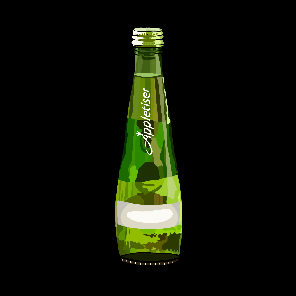 Meal card cover for: Appletiser