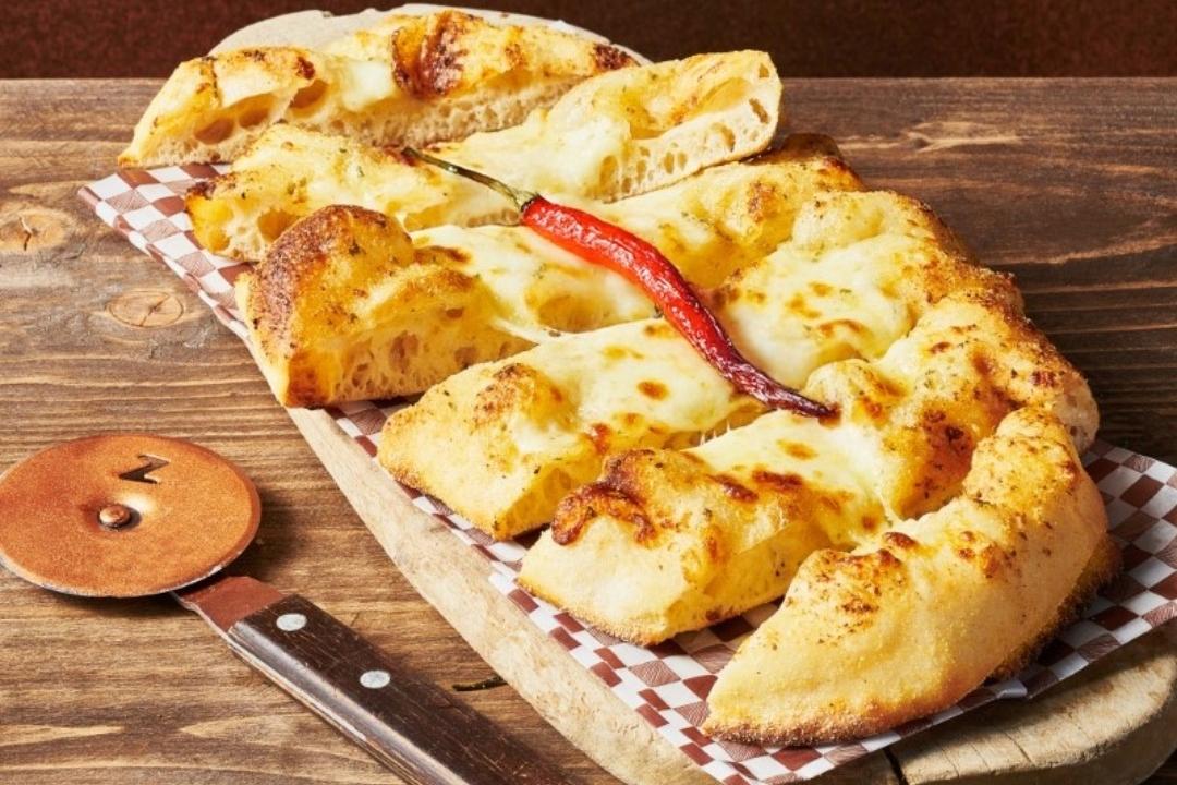 Meal card cover for: Chilli & Cheese Garlic Bread
