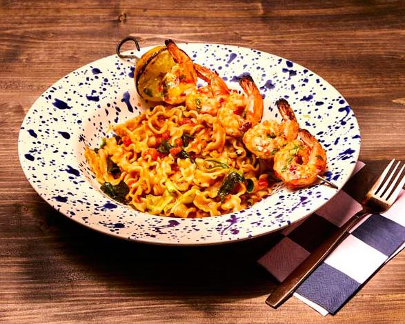 Meal card cover for: Chilli King Prawn