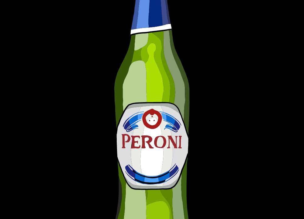 Meal card cover for: Peroni 660ml