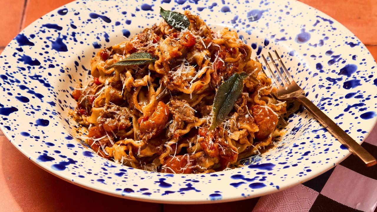Meal card cover for: Chianti Beef Ragu