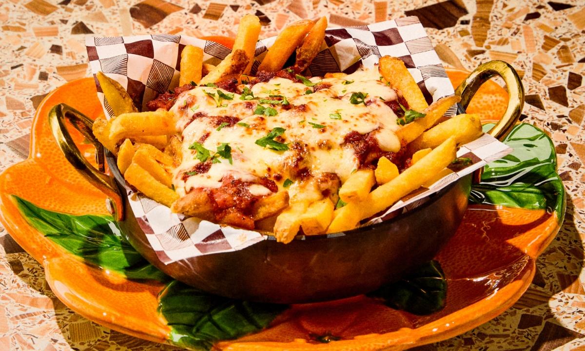 Meal card cover for: Loaded Bolognese Fries
