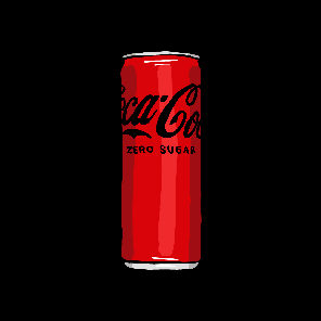 Meal card cover for: Coke Zero