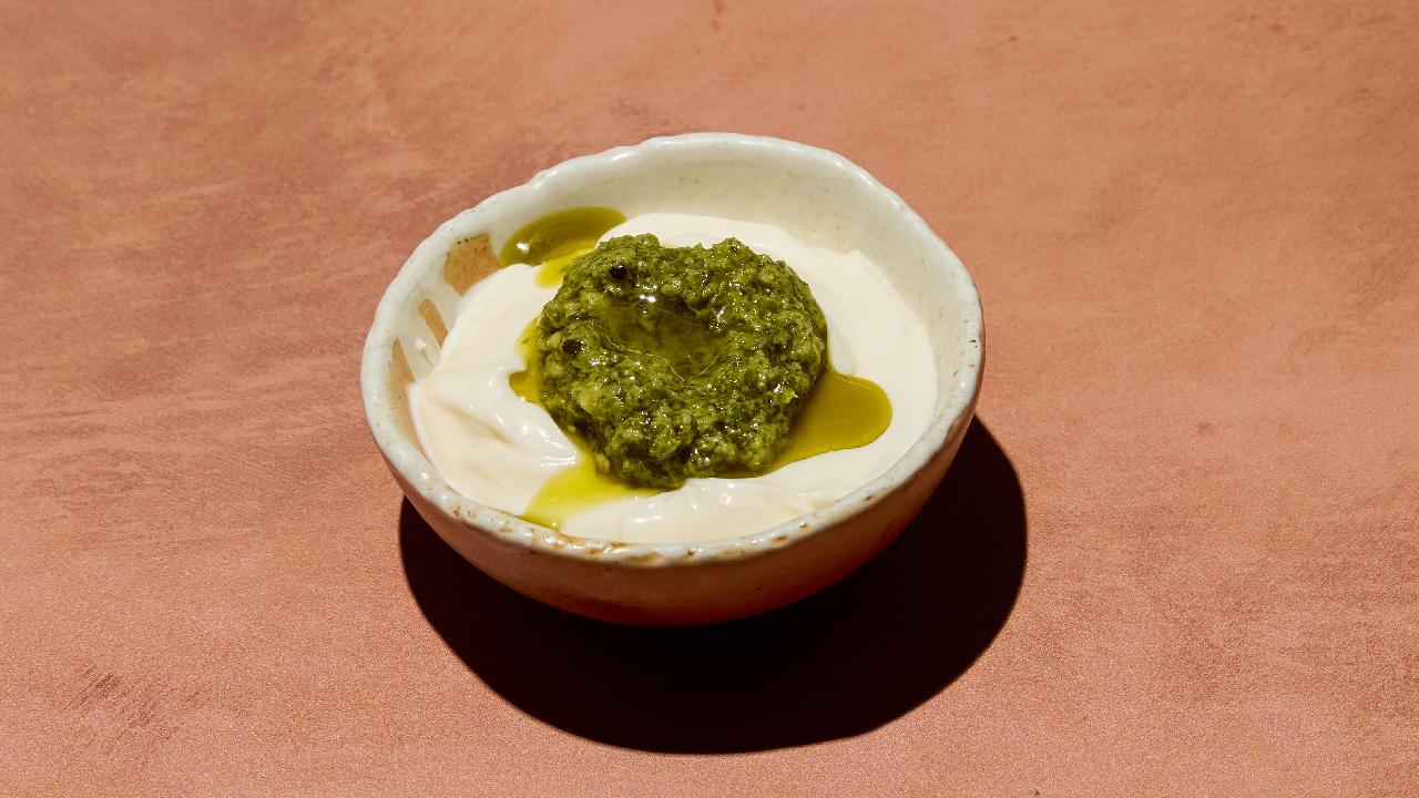 Meal card cover for: NEW ⭐ Pesto Mayo