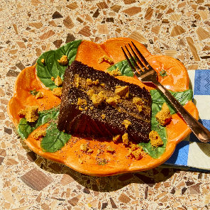 Meal card cover for: Chocolate Fudge Cake