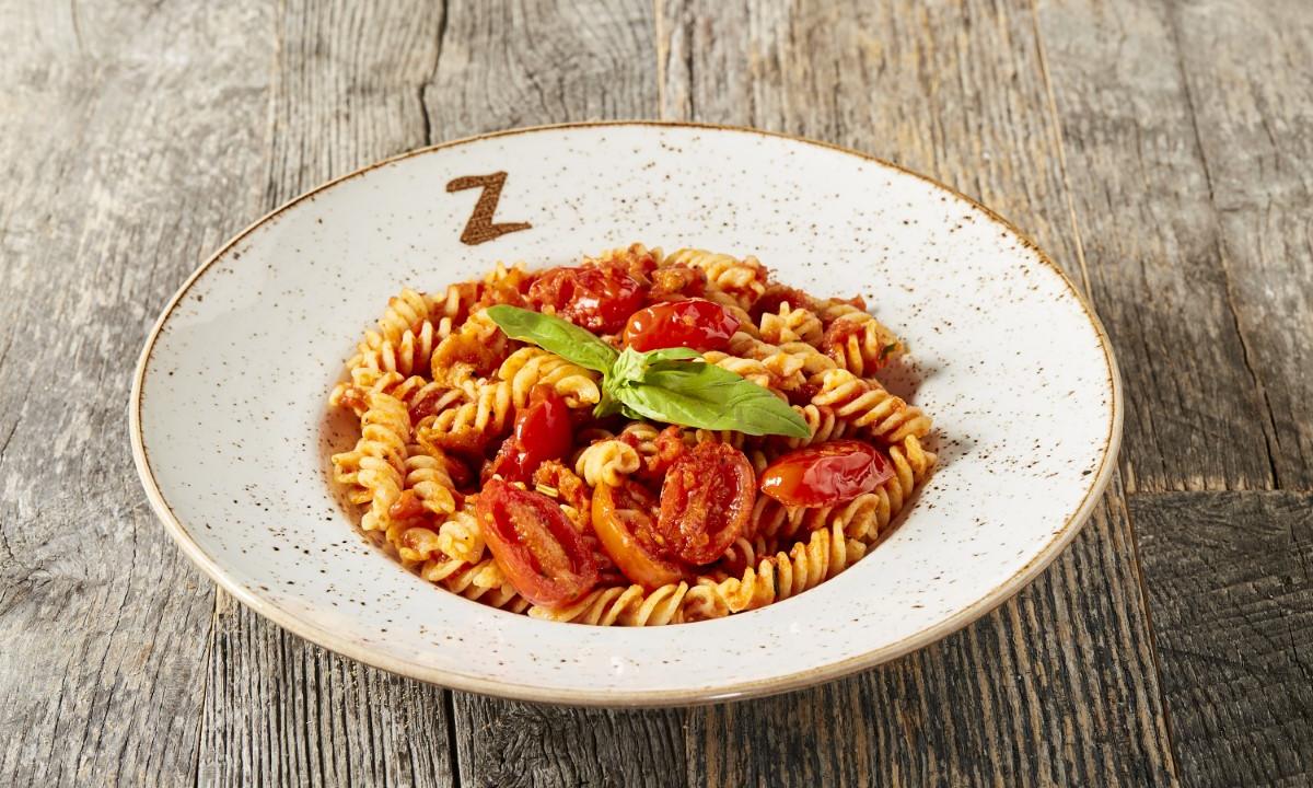 Meal card cover for: Non-Gluten Pasta Vegan Pomodoro 