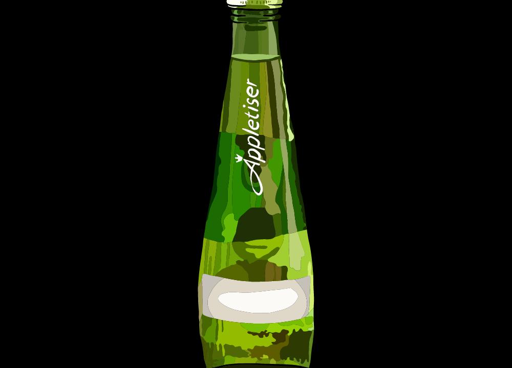 Meal card cover for: Appletiser