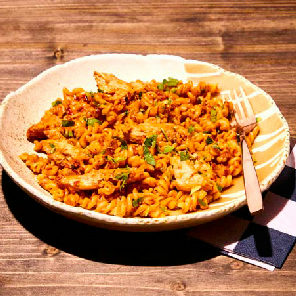 Meal card cover for: Non-Gluten Pesto Rosso