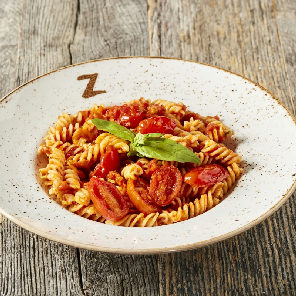Meal card cover for: Non-Gluten Pasta Vegan Pomodoro 
