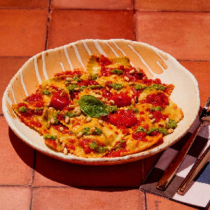 Meal card cover for: Ravioli Di Capra