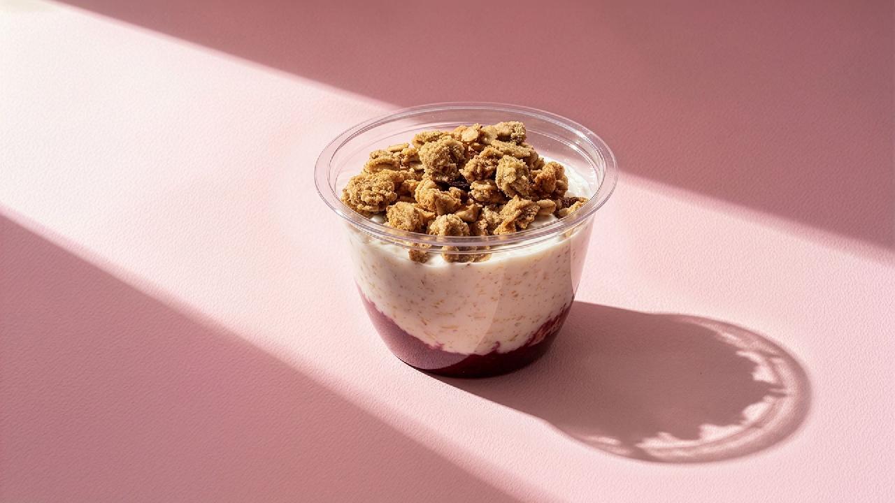 Meal card cover for: Overnight Yogurt: Mixed Berries